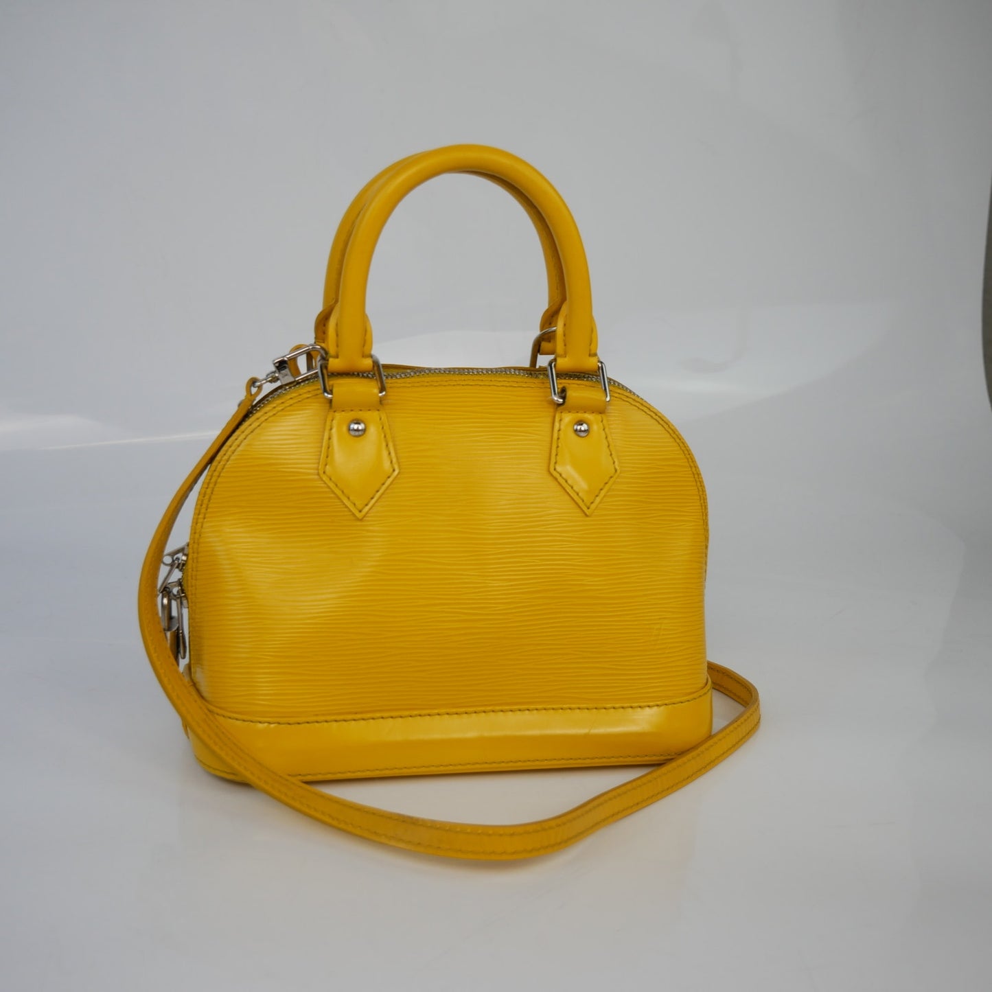 Louis Vuitton Yellow Epi Alma BB