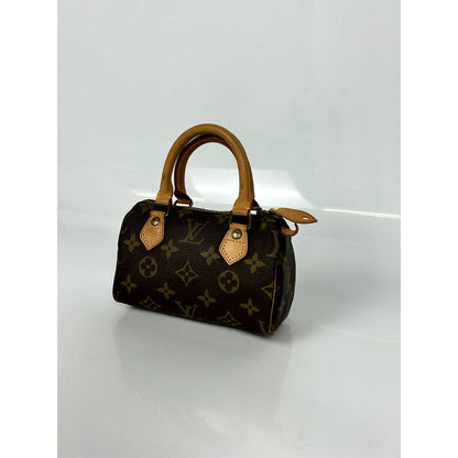 Louis Vuitton Brown Canvas Mini Speedy bag