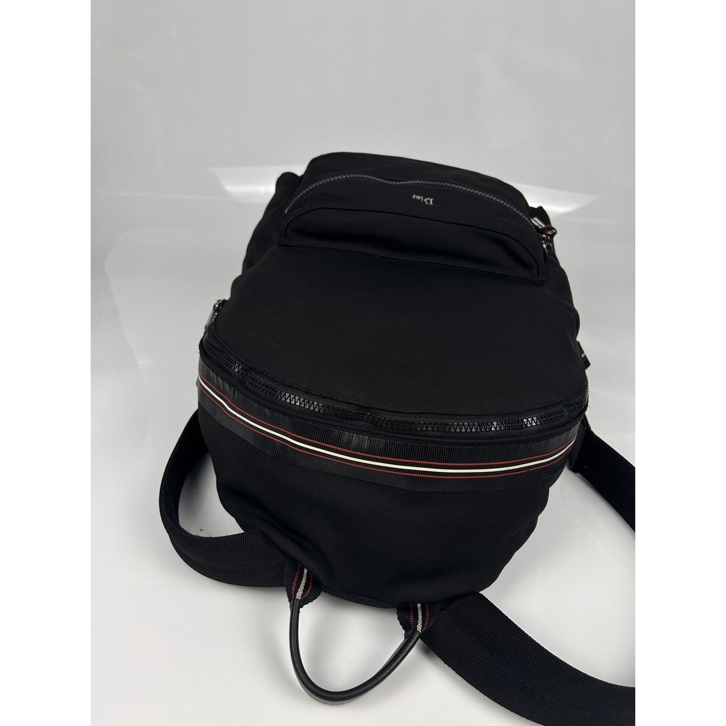 Dior Logo Backpack Matte Black Shoulder Bag