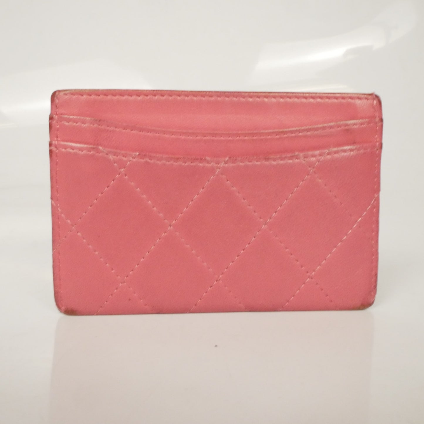 Chanel Matrasse Pink Cards Holder