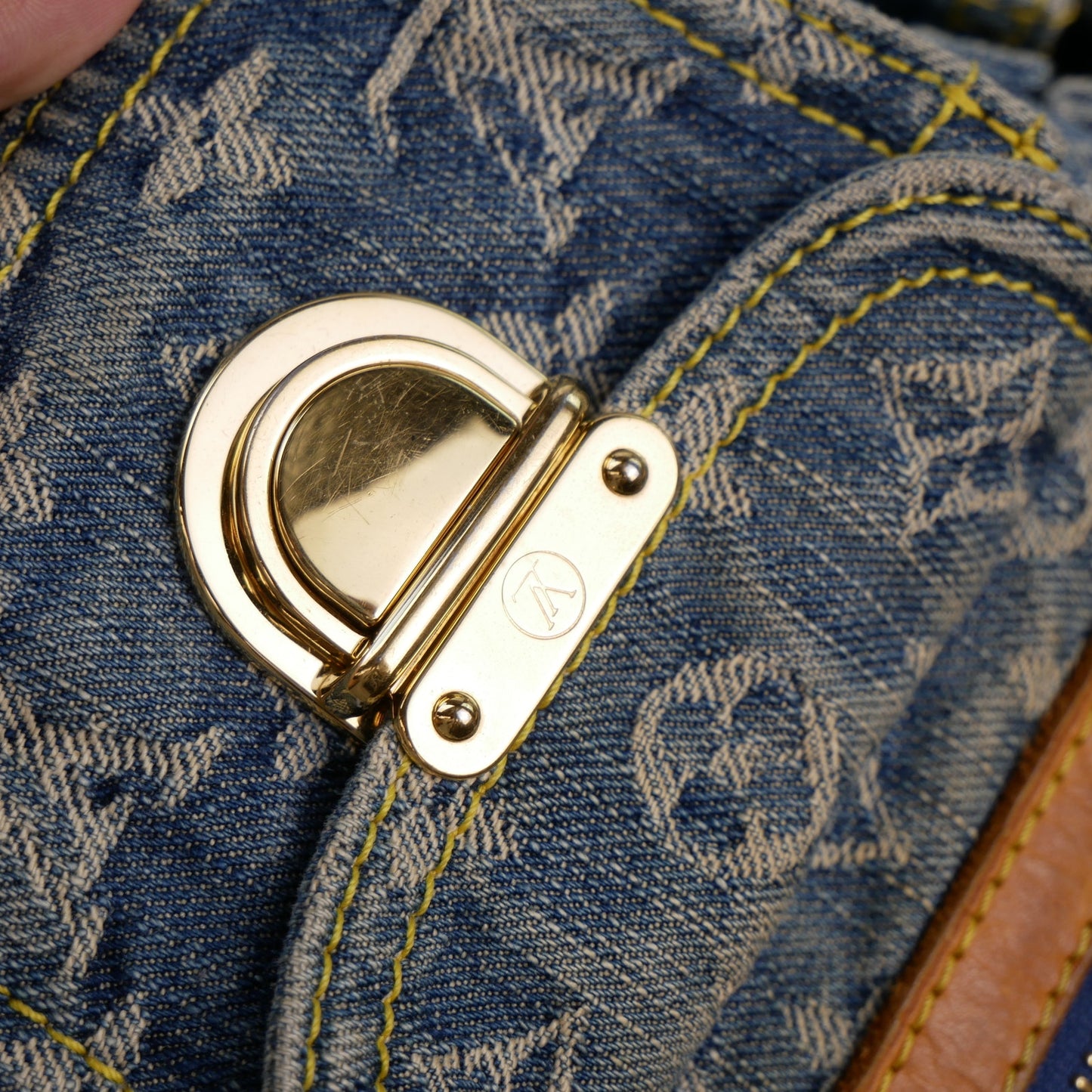 Louis Vuitton  Denim Shoulder Baggy PM