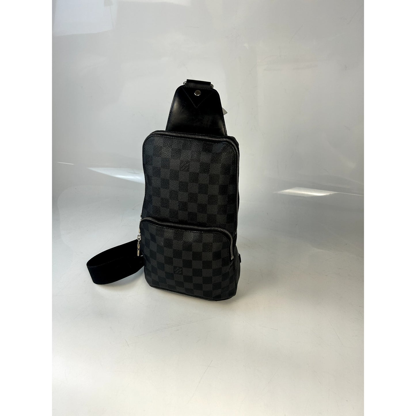 Louis Vuitton Black Damier Graphite Avenue Sling