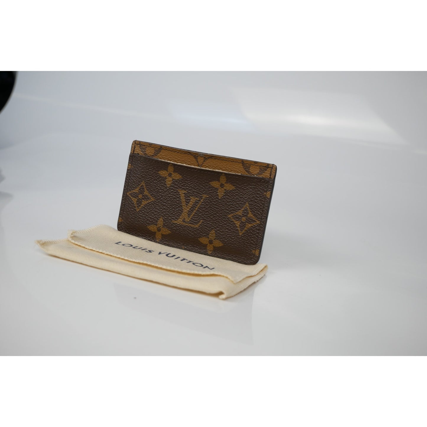 Louis Vuitton Monogram Reverse Porte Cartes Card Holder