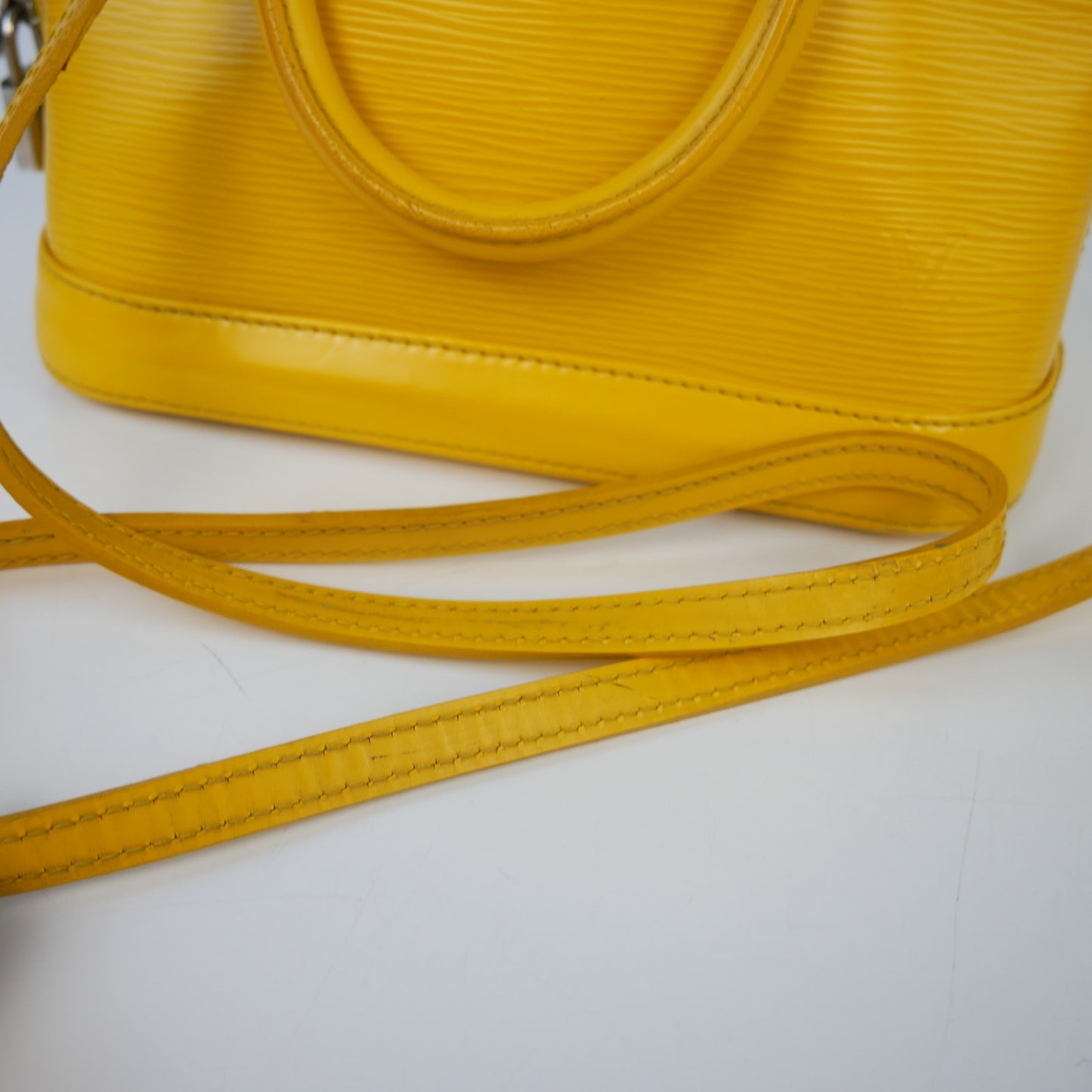 Louis Vuitton Yellow Epi Alma BB