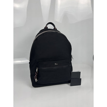 Dior Logo Backpack Matte Black Shoulder Bag