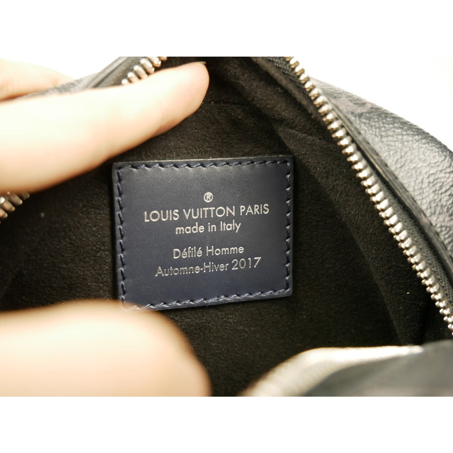 Louis Vuitton Danube Epi Monogram Eclipse Canvas Bag