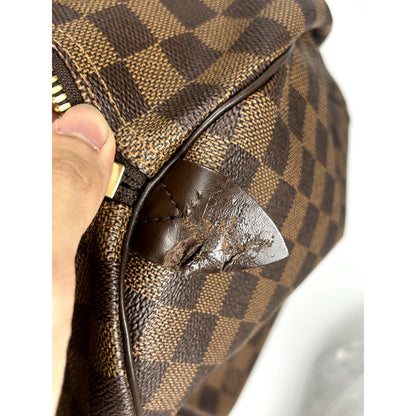 Louis Vuitton Damier Ebene Canvas Keepall 50 Bag