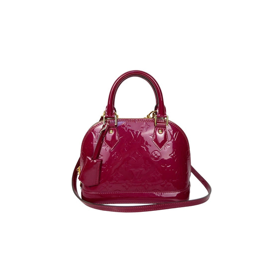 Louis Vuitton Rose Monogram Vernis Alma BB Bag