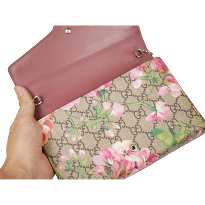 Gucci Blooms Dionysus Wallet-On-Chain Bag