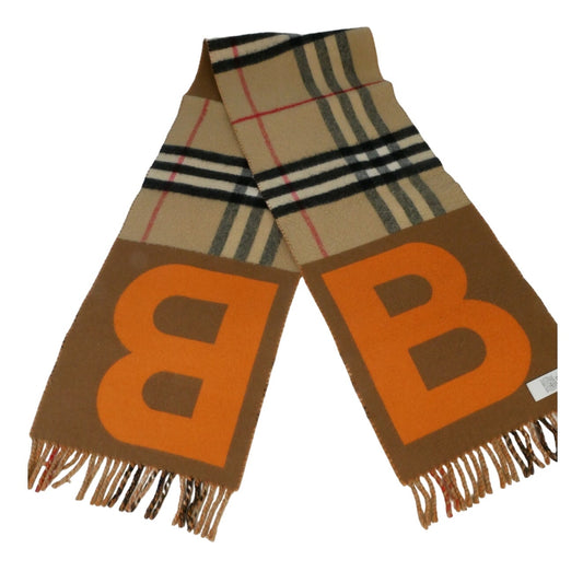 Burberry Cashmere Diamonto Giant Check Scarf