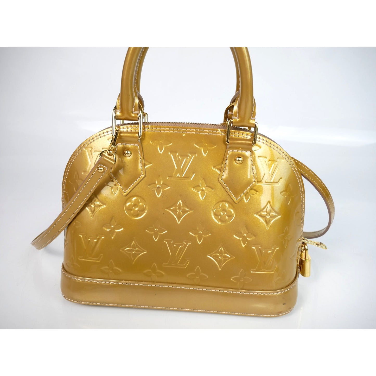 Louis Vuitton Gold Monogram Alma BB