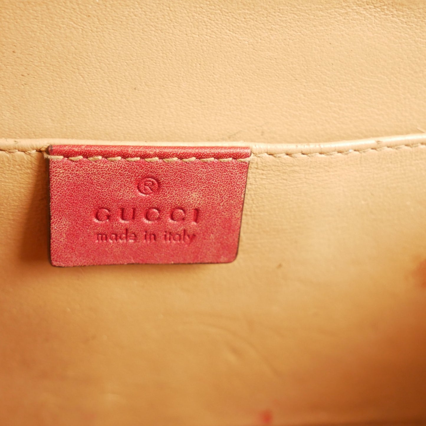 Gucci Sylvie 1967 Red Handbag