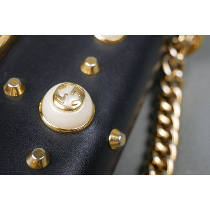 Gucci Pearl Faux Shoulder Leather Bag