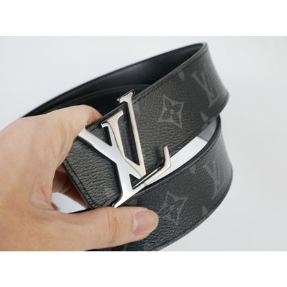 Louis Vuitton Monogram Eclipse Initiales Belt Black