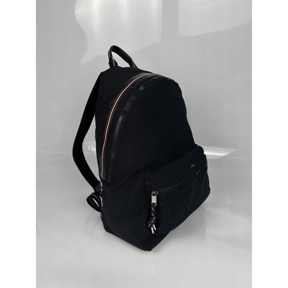 Dior Logo Backpack Matte Black Shoulder Bag