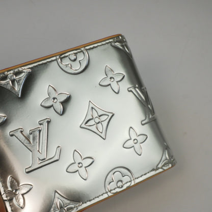 Louis Vuitton Mirror Portefeuille Slender Wallet Silver