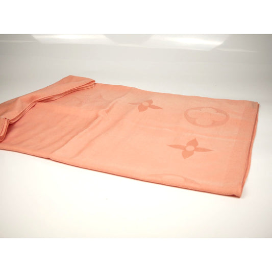 Louis Vuitton Monogram Rose Pink Scarf