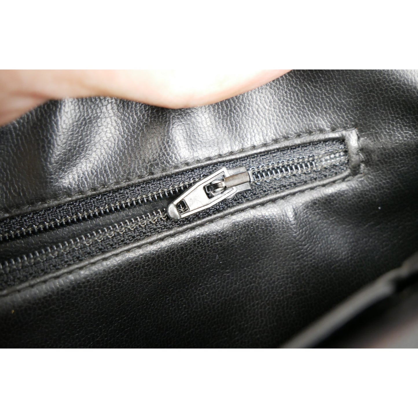 Chanel Black Matelasse Leather Diamond Briefcase