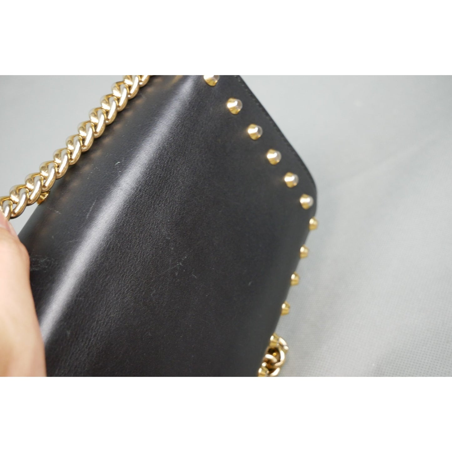 Gucci Pearl Faux Shoulder Leather Bag