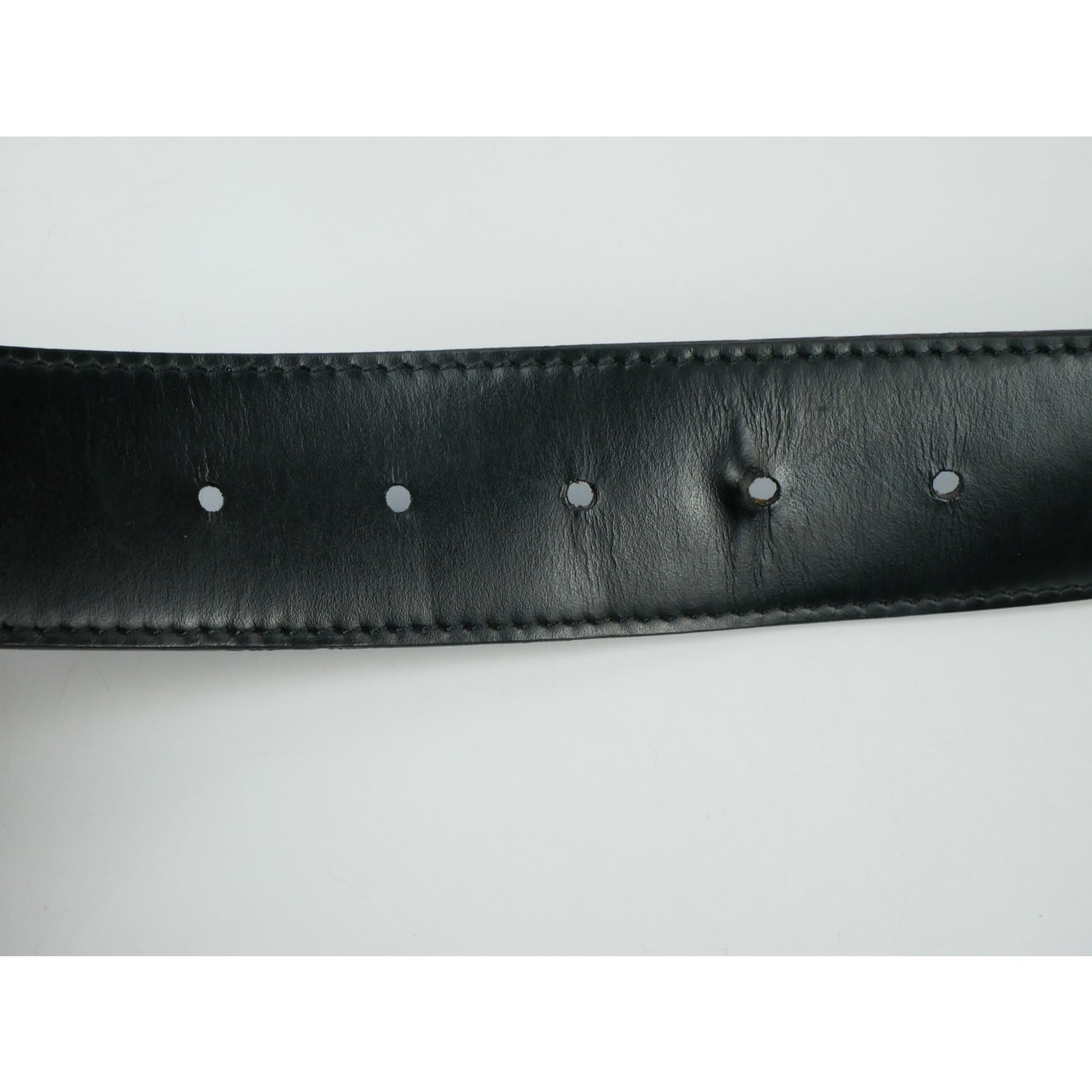 Louis Vuitton Monogram Eclipse Initiales Belt Black