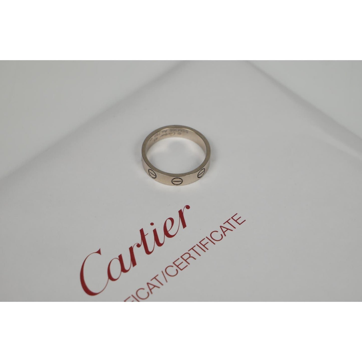 Cartier Love Ring 18K White Gold