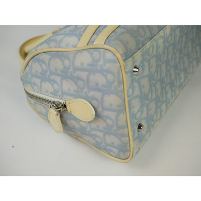 Christian Dior Light Blue Gloomy Boston Handle Bag