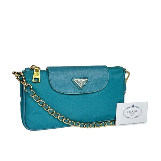 Prada Ocean Blue Crossbody Shoulder Bag