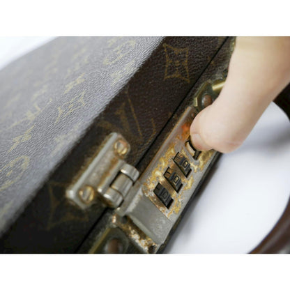 Louis Vuitton Monogram Vertical Trunk Attache Case