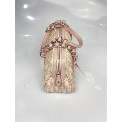 Christian Dior Pink Trotter Hand Satchel Shoulder Bag