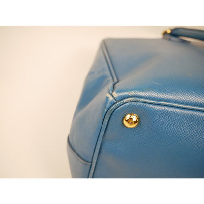 Prada Galleria Cobalto Blue Saffiano Leather Bag