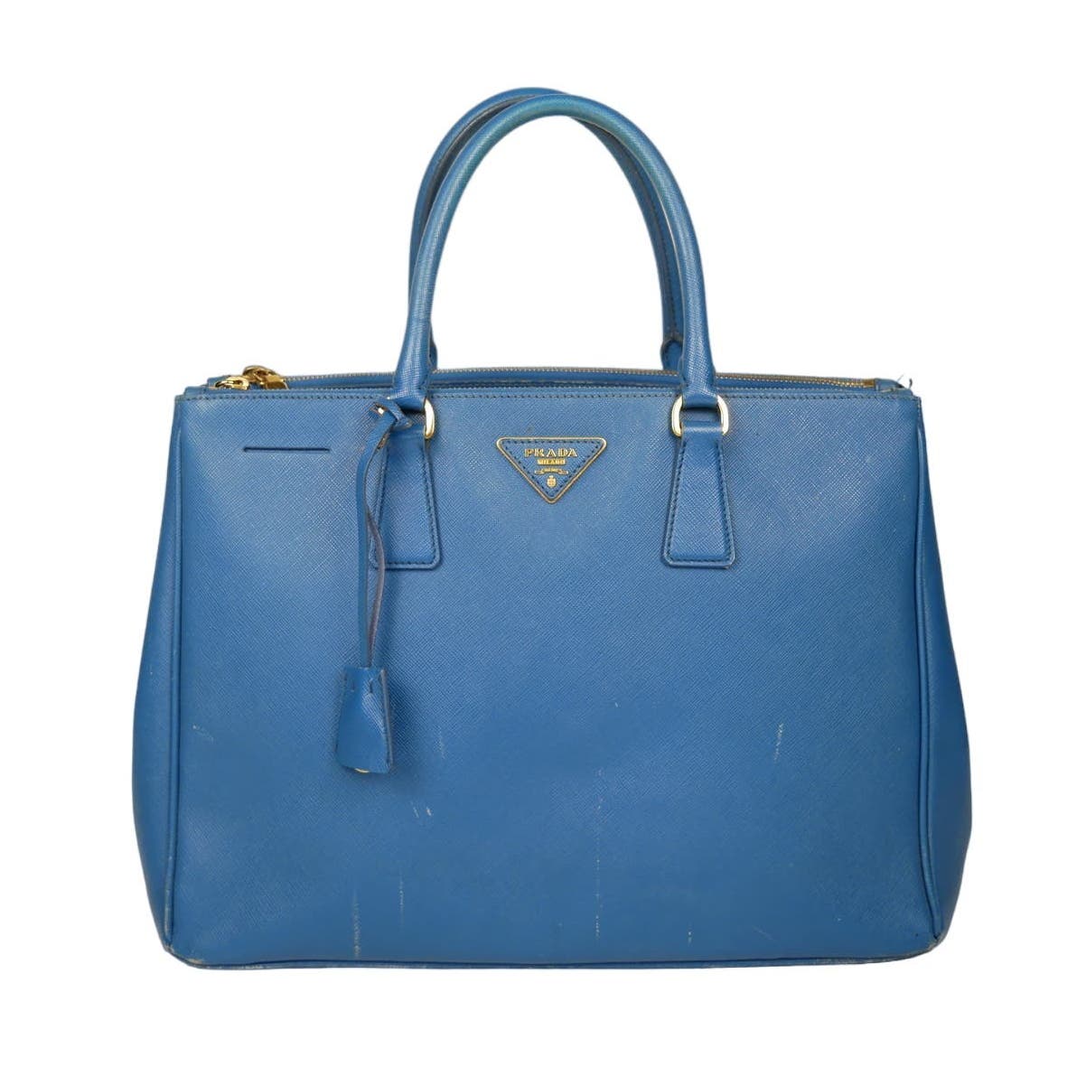 Prada Galleria Cobalto Blue Saffiano Leather Bag