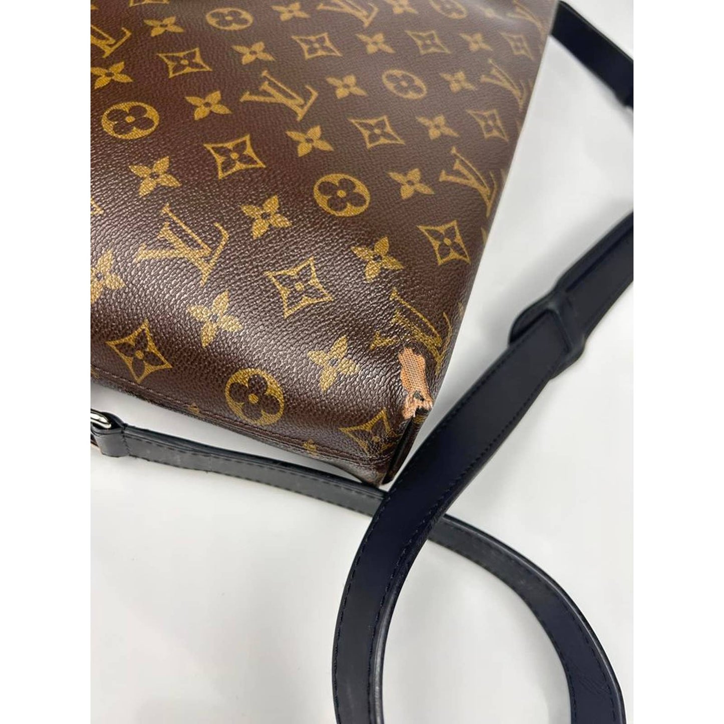 Louis Vuitton Macassar Briefcase Shoulder Bag