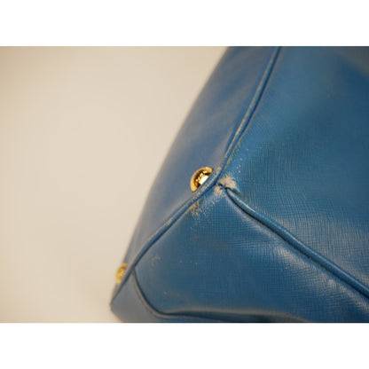 Prada Galleria Cobalto Blue Saffiano Leather Bag