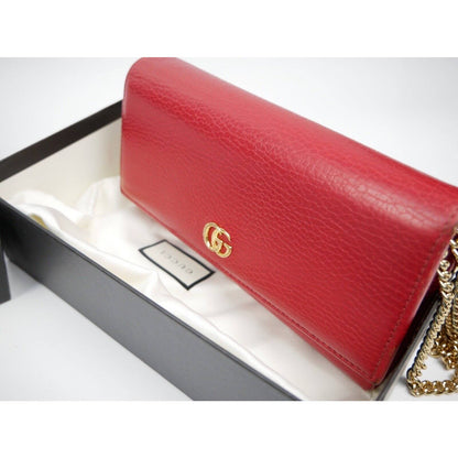 Gucci Marmont Wallet Red Shoulder Bag