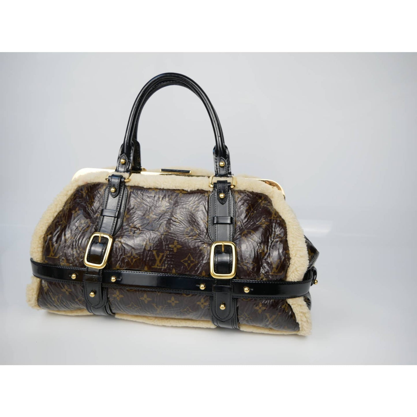 Louis Vuitton Storm Monogram Shearling Handbag Limited Edition