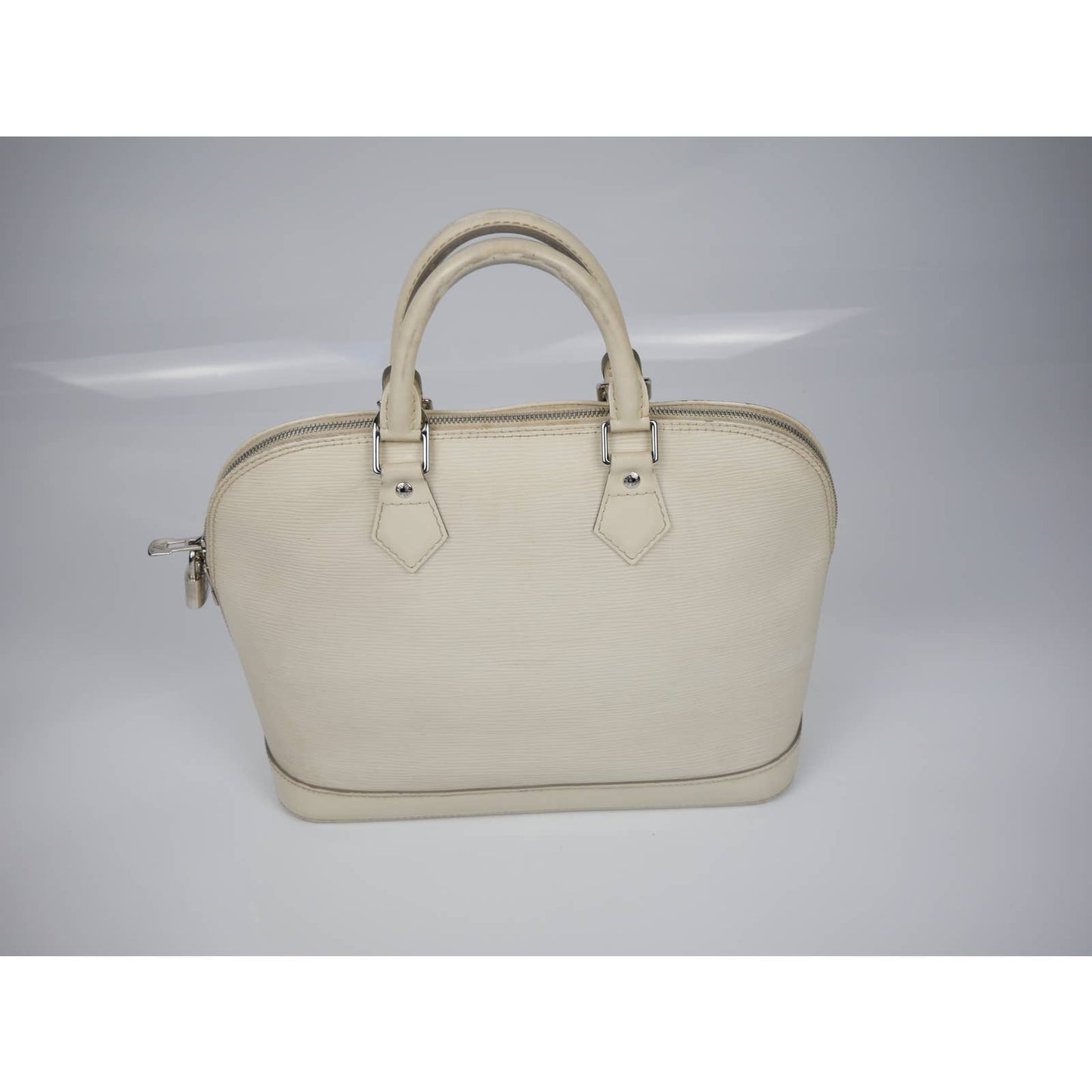 Louis Vuitton Alma PM Epi Ivory Handbag