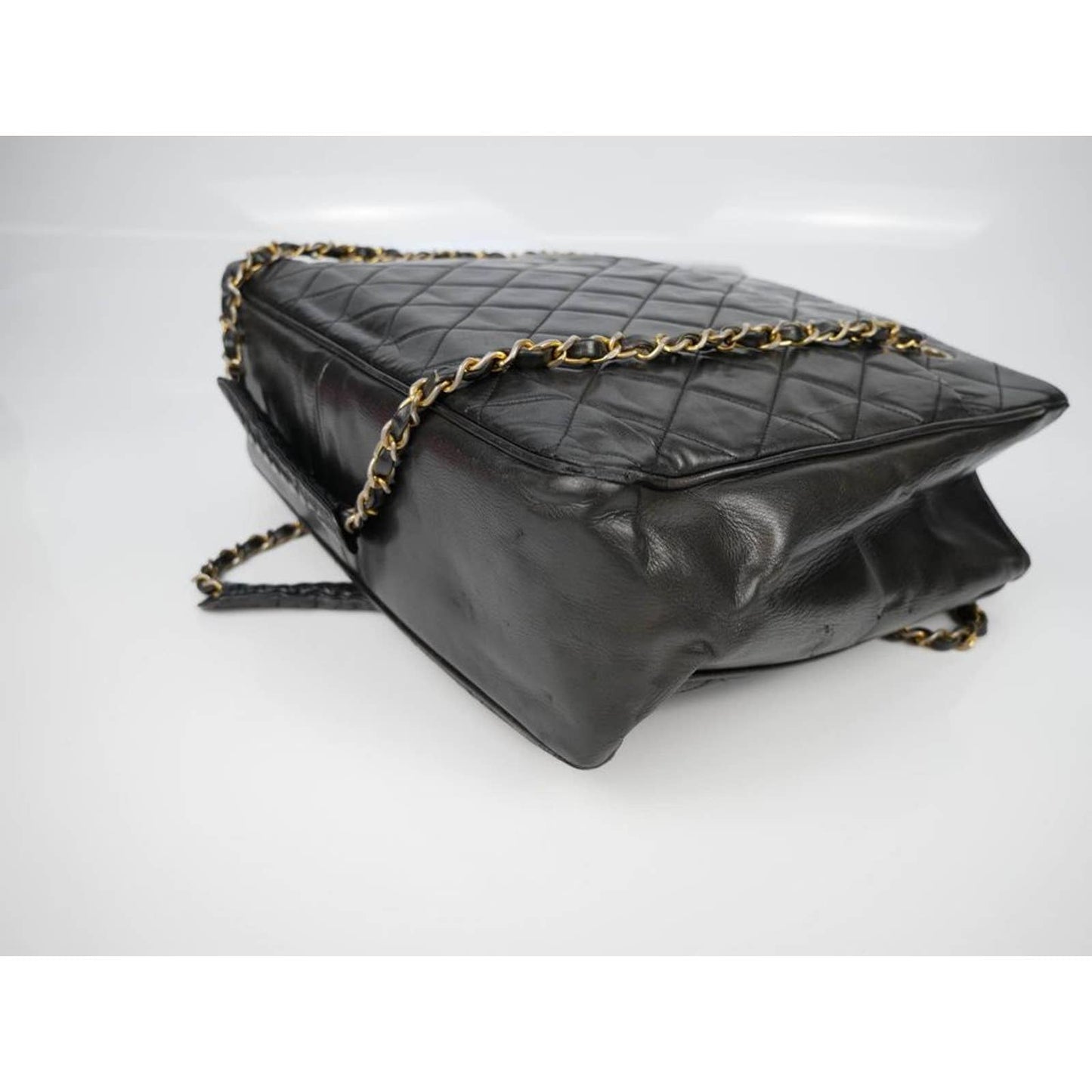 Chanel Leather Matelasse Diamond Stitch Shoulder Bag