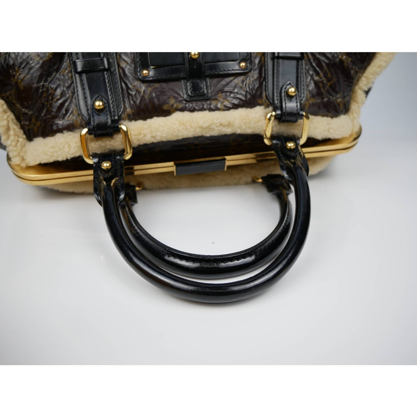 Louis Vuitton Storm Monogram Shearling Handbag Limited Edition