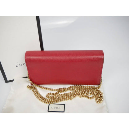 Gucci Marmont Wallet Red Shoulder Bag