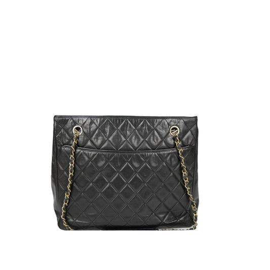 Chanel Leather Matelasse Diamond Stitch Shoulder Bag