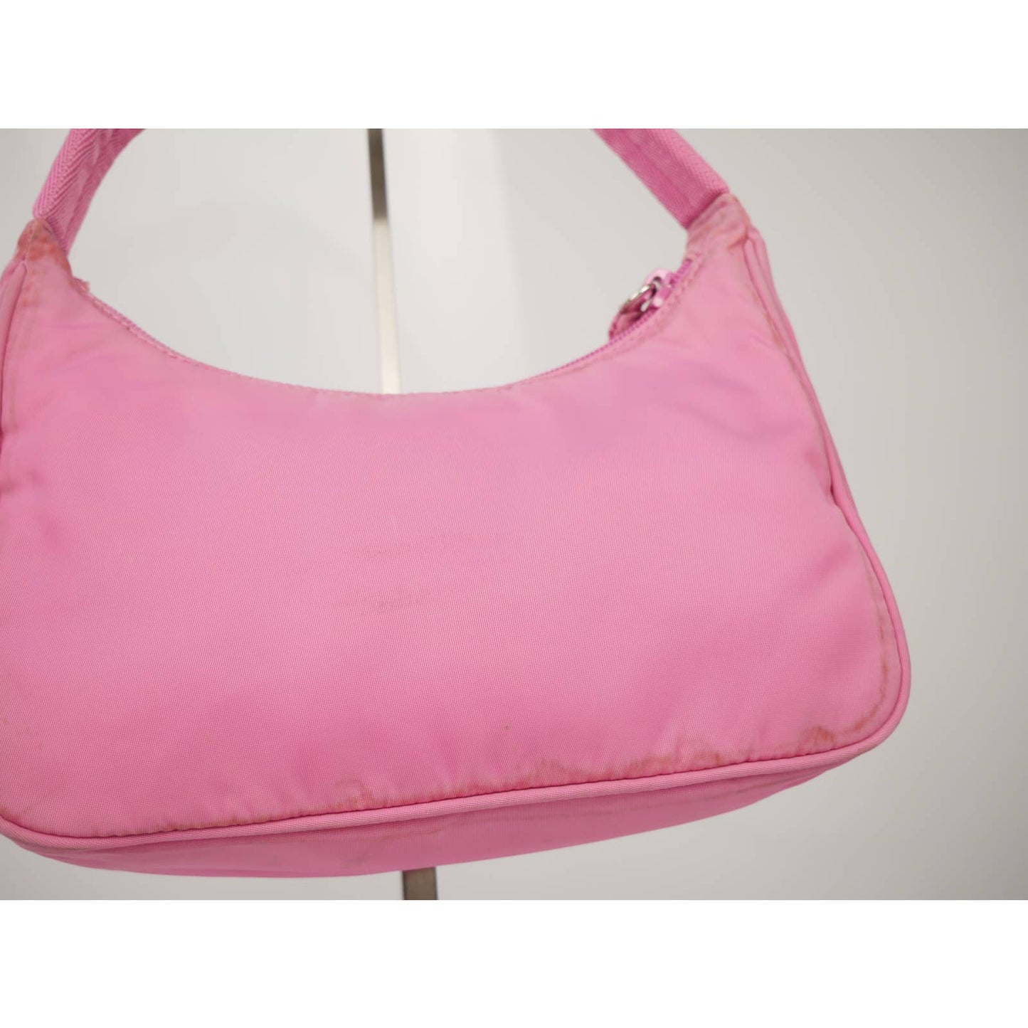 Prada Pink Nylon 2000 Hobo Bag