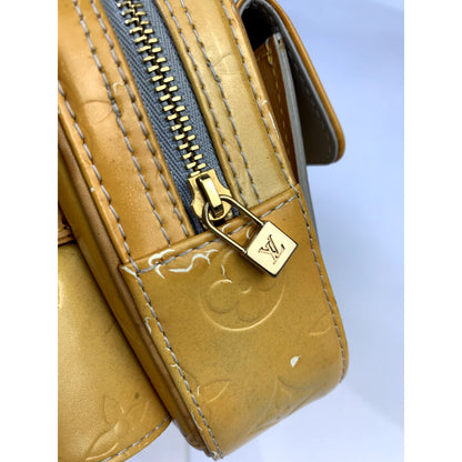 Louis Vuitton Yellow Monogram Waist Crossbody Vernis Bag