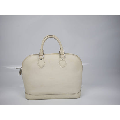 Louis Vuitton Alma PM Epi Ivory Handbag