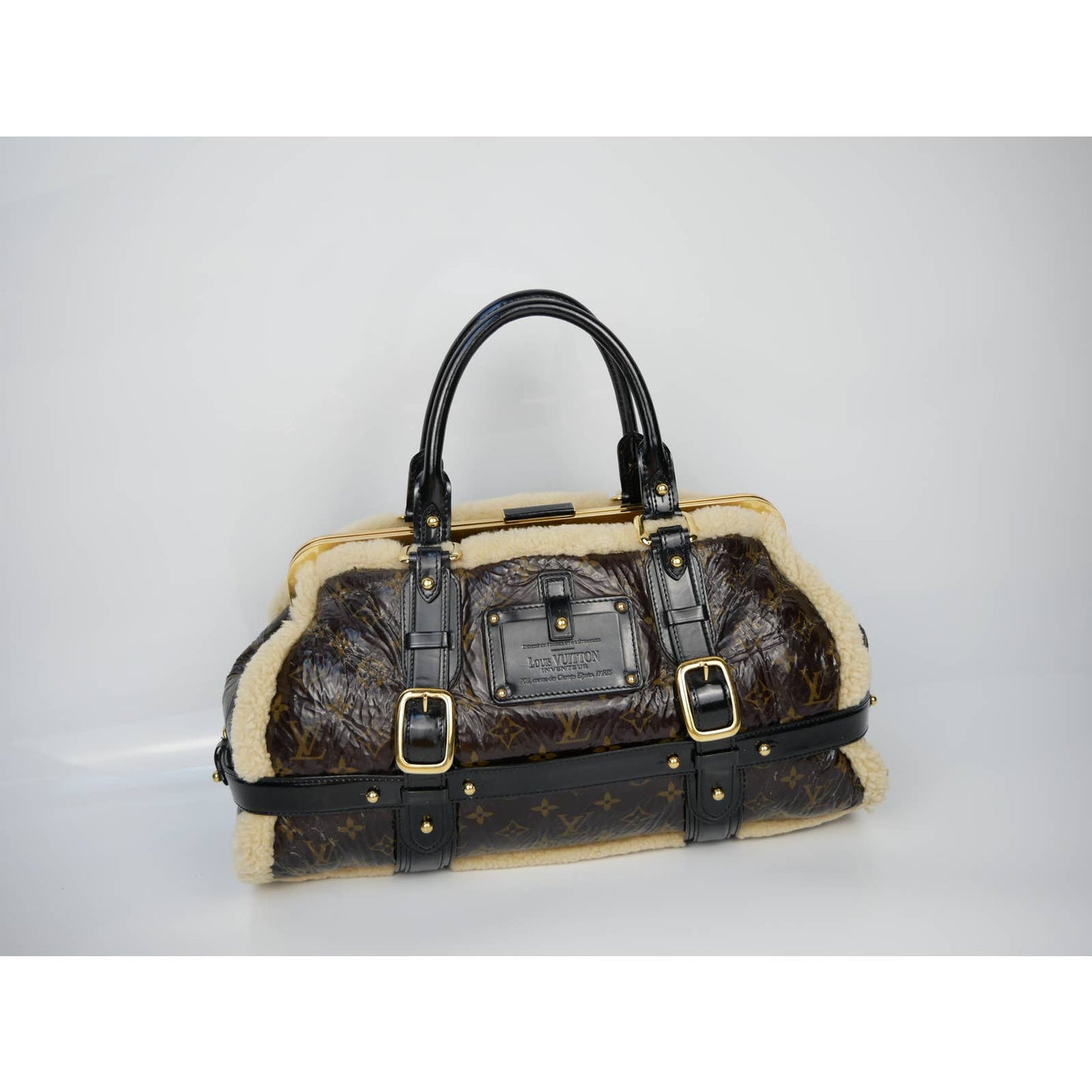 Louis Vuitton Storm Monogram Shearling Handbag Limited Edition