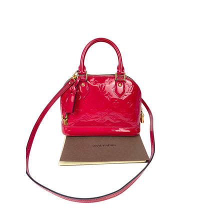 Louis Vuitton Rose Monogram Vernis Alma BB Bag