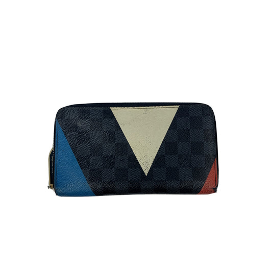 Louis Vuitton Blue Damier Cobalt Americas Cup Regatta Zippy Wallet