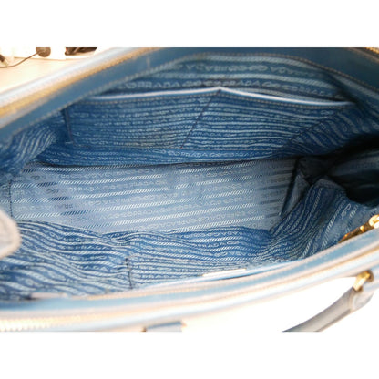 Prada Galleria Cobalto Blue Saffiano Leather Bag