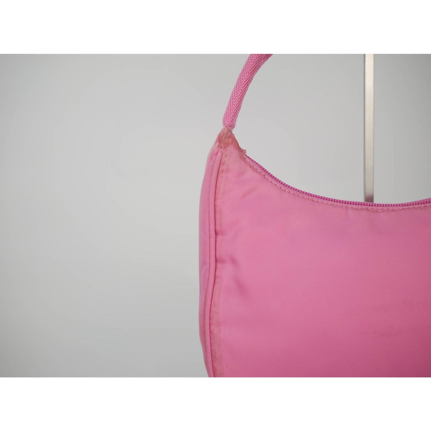 Prada Pink Nylon 2000 Hobo Bag