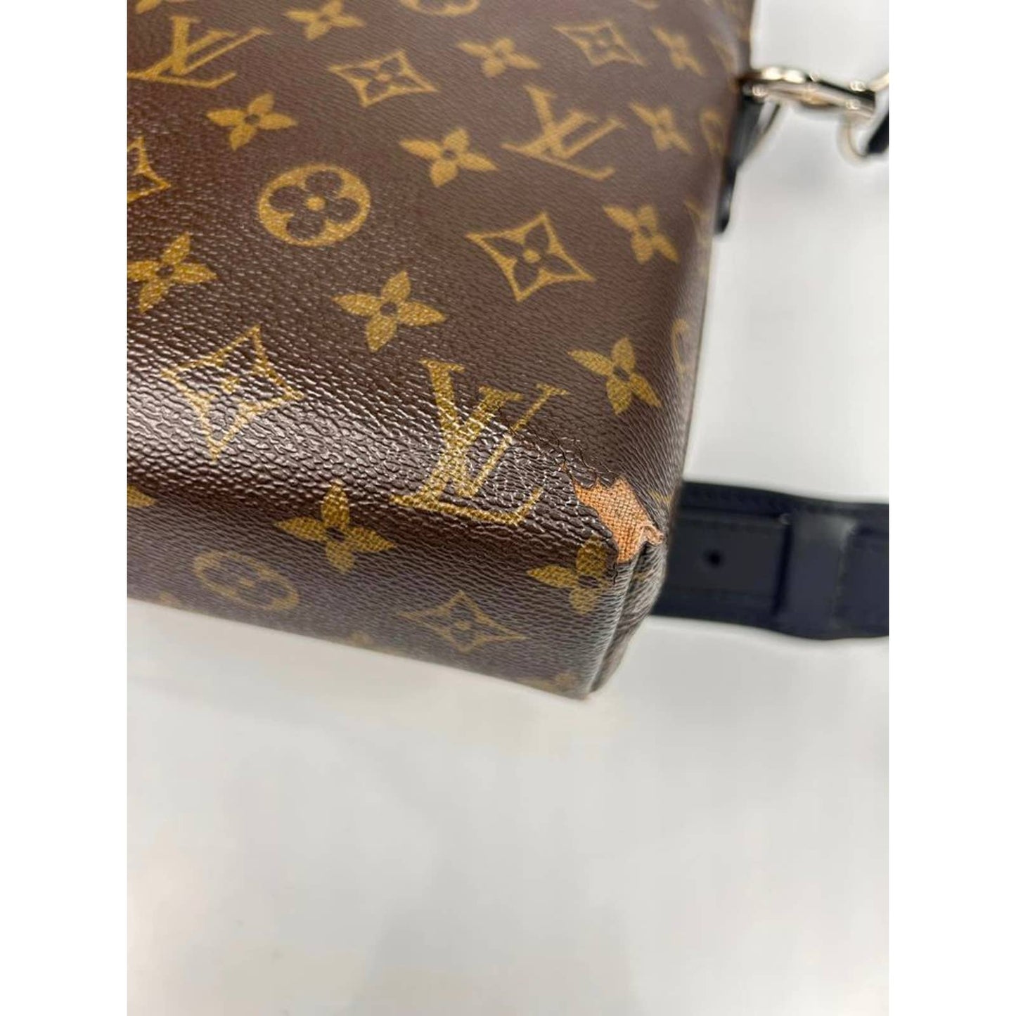 Louis Vuitton Macassar Briefcase Shoulder Bag