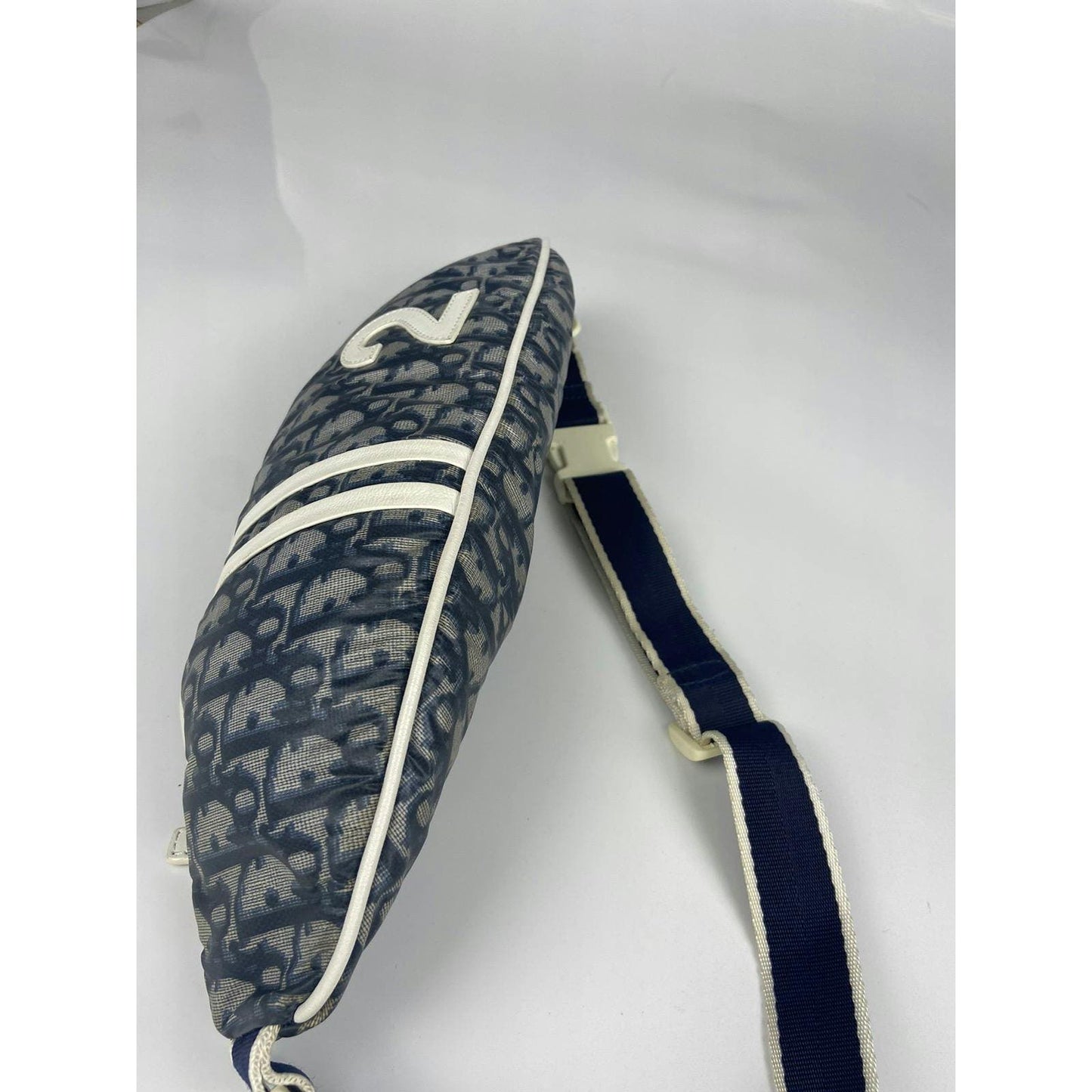 Christian Dior Blue Monogram Waist Crossbody